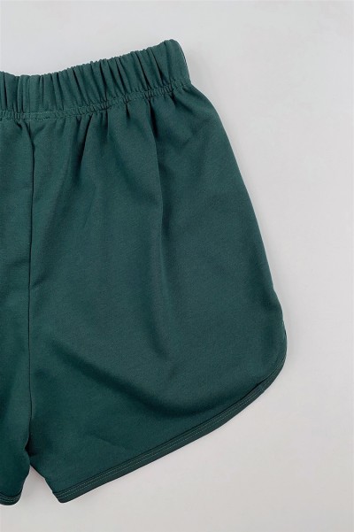訂做墨綠色跑步運動褲   設計短跑運動短褲  熱身運動褲  運動褲中心  U396 細節-1